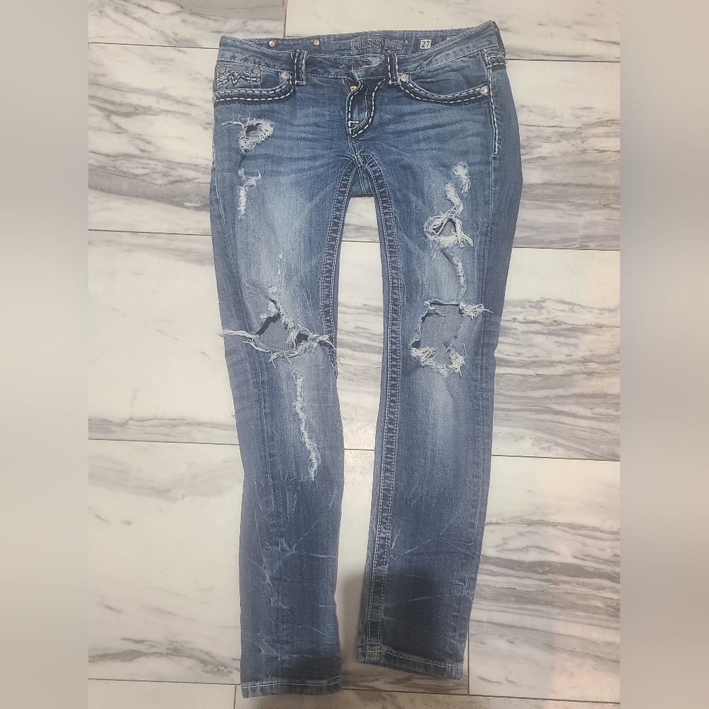 Y2K Miss Me Jeans Distressed Look
